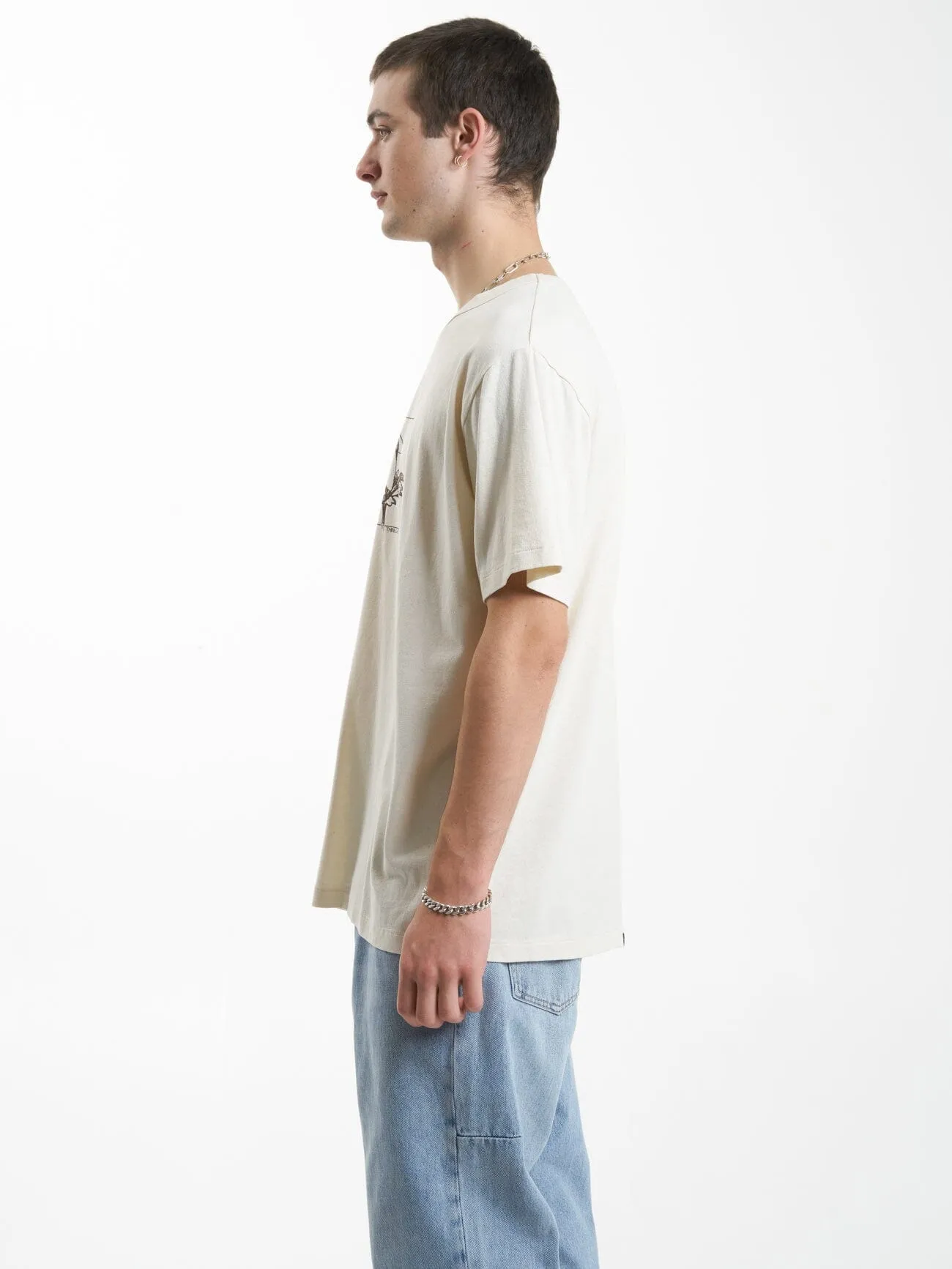 Hemp Experience Merch Fit Tee - Unbleached