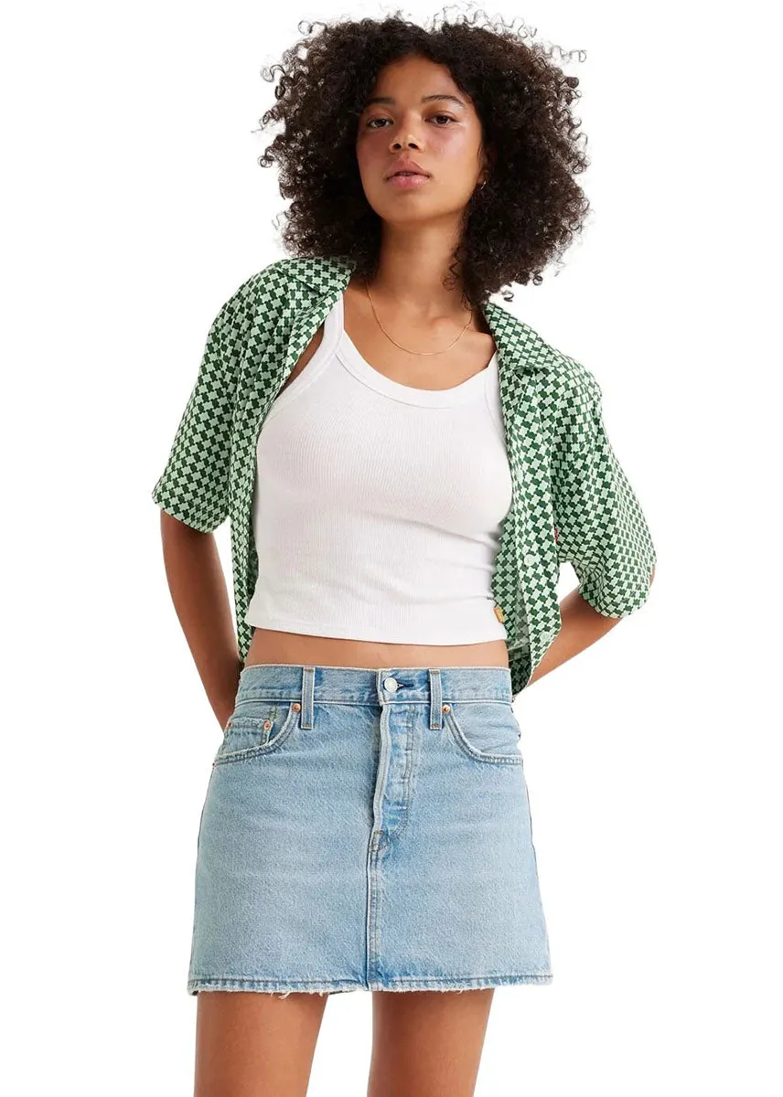 Icon Jean Skirt - Front And Center