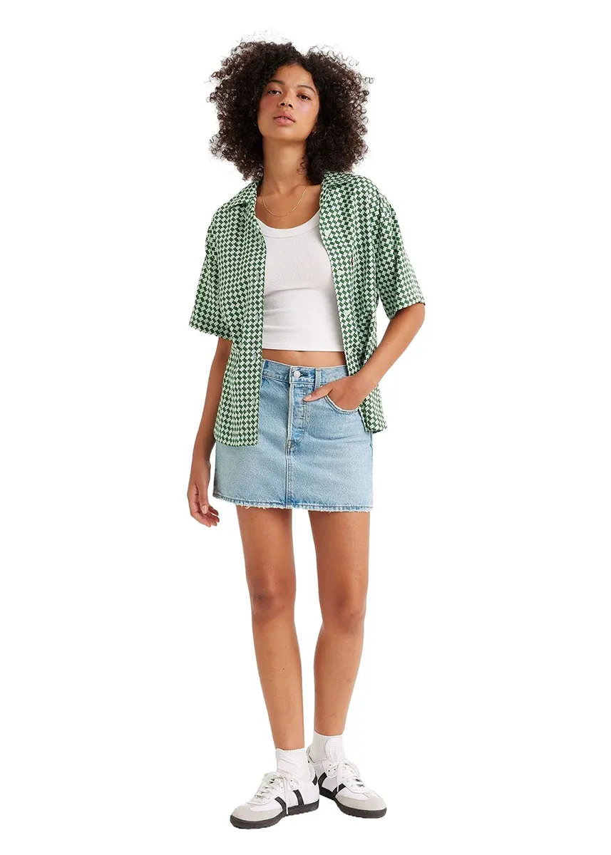 Icon Jean Skirt - Front And Center