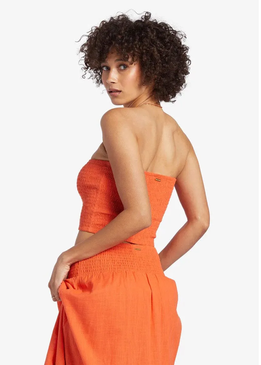 Keep It Simple Woven Tube - Coral Craze