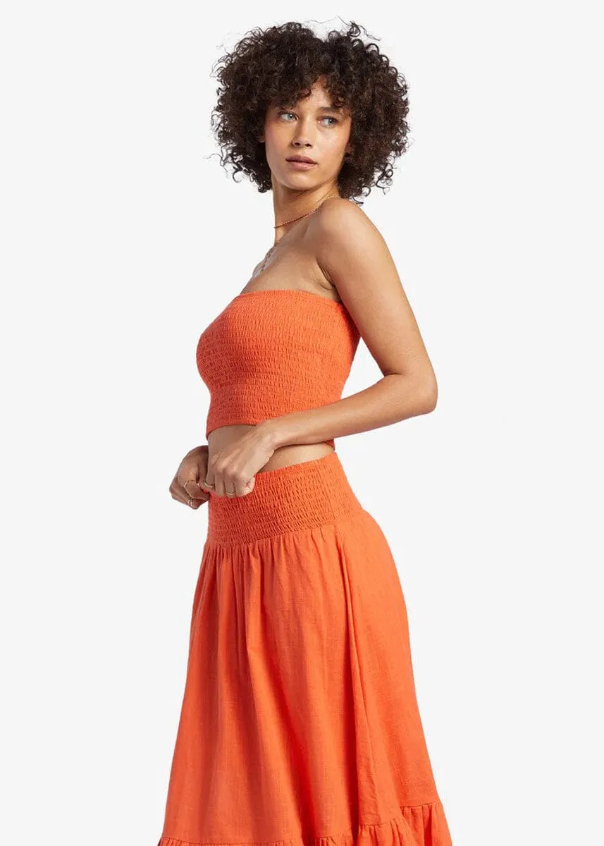 Keep It Simple Woven Tube - Coral Craze