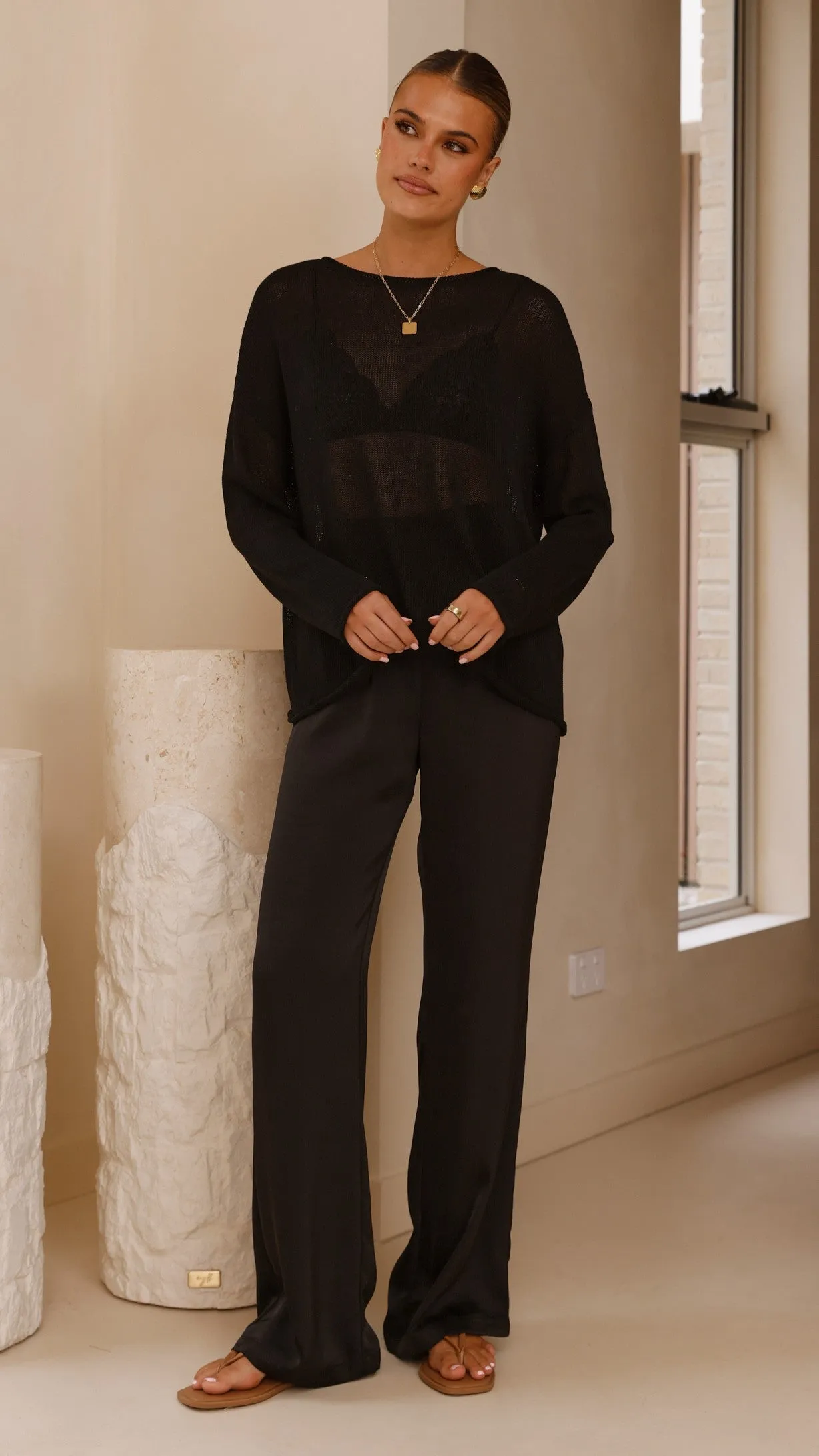 Lakoa Knit Top - Black