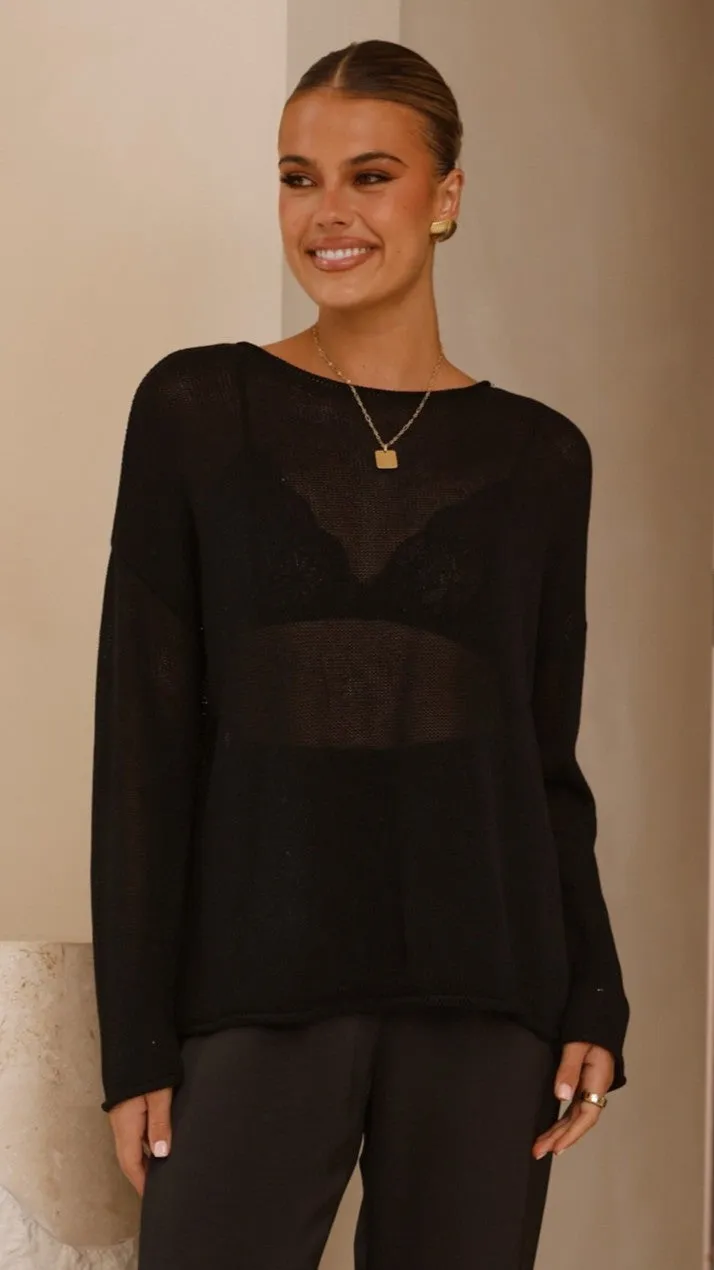 Lakoa Knit Top - Black