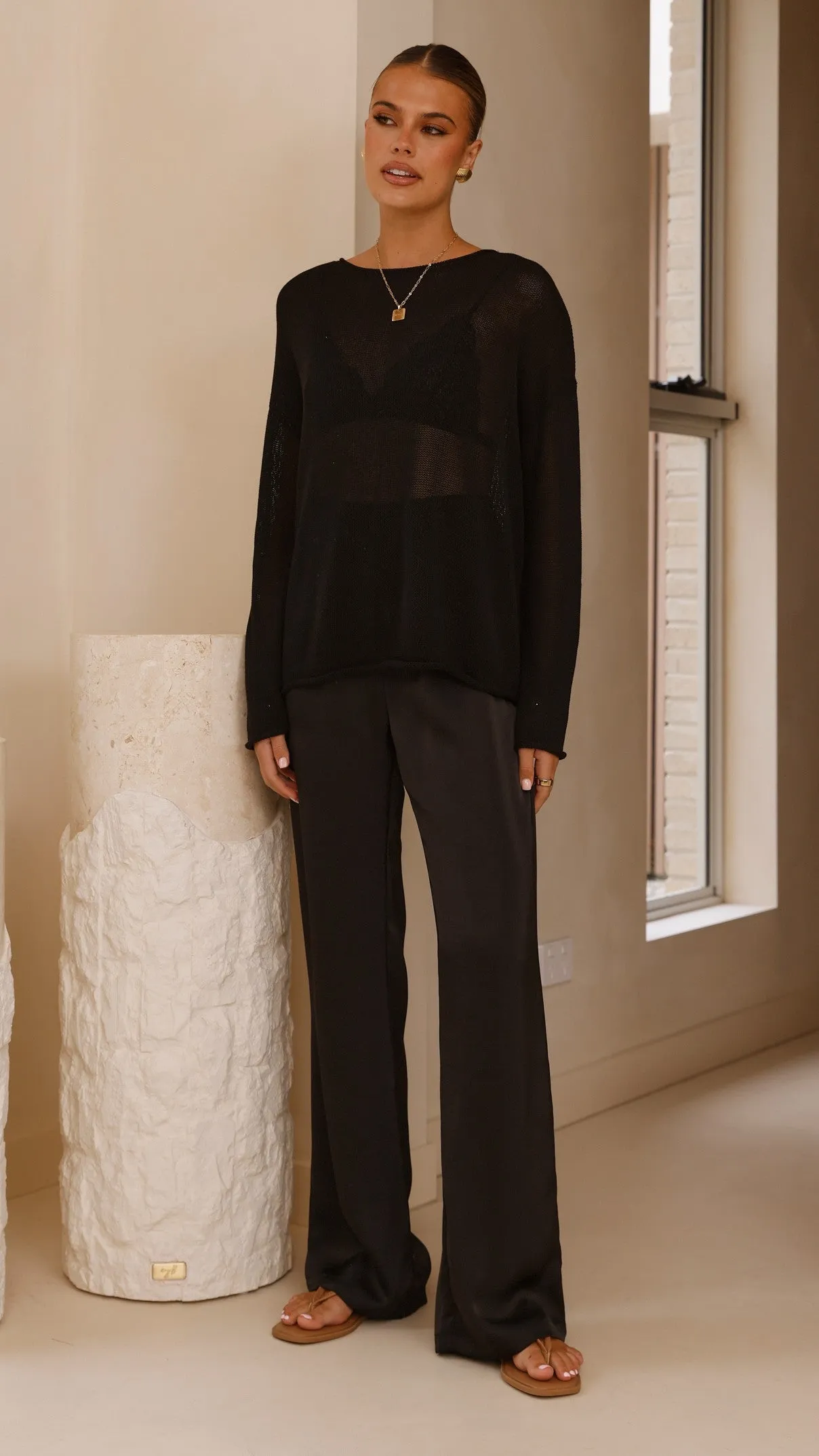 Lakoa Knit Top - Black