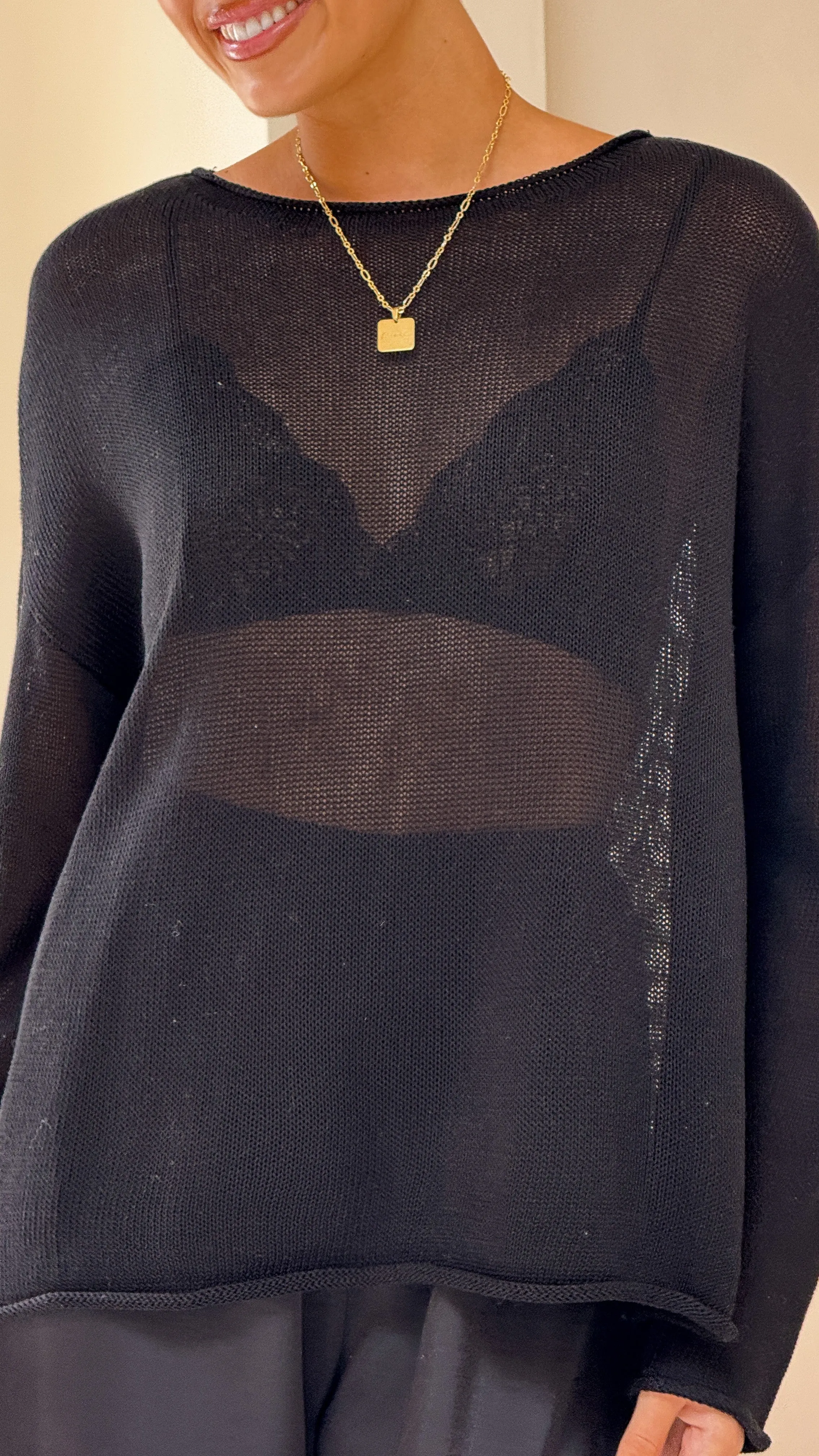 Lakoa Knit Top - Black