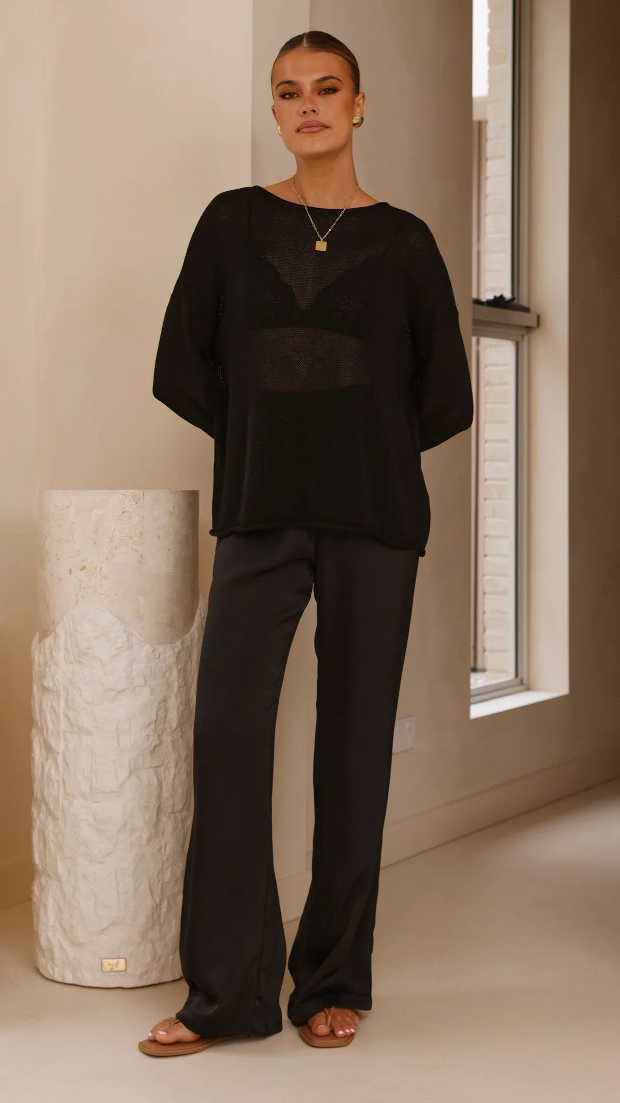 Lakoa Knit Top - Black