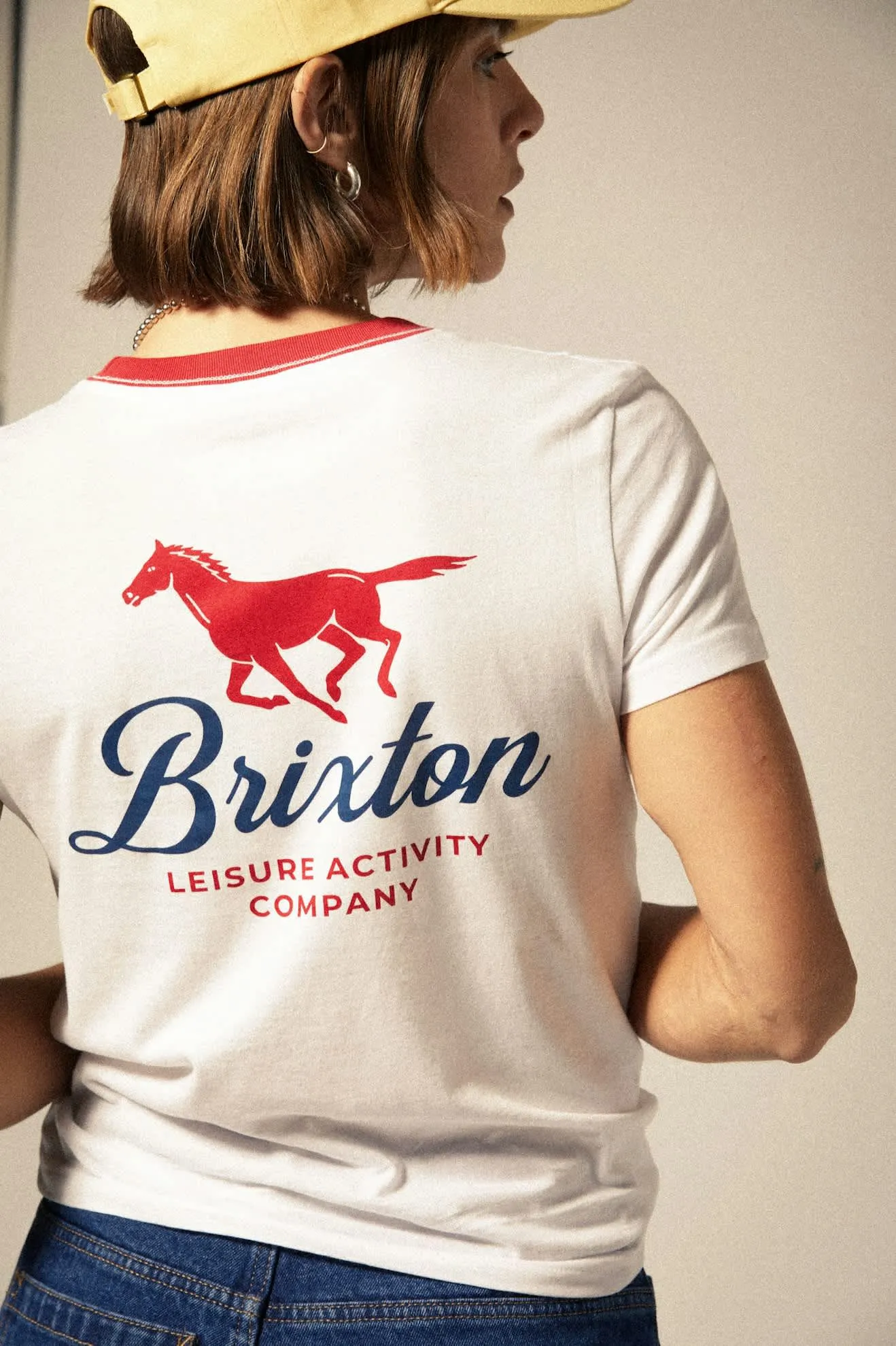 Leisure Activity Fitted Crew T-Shirt - White