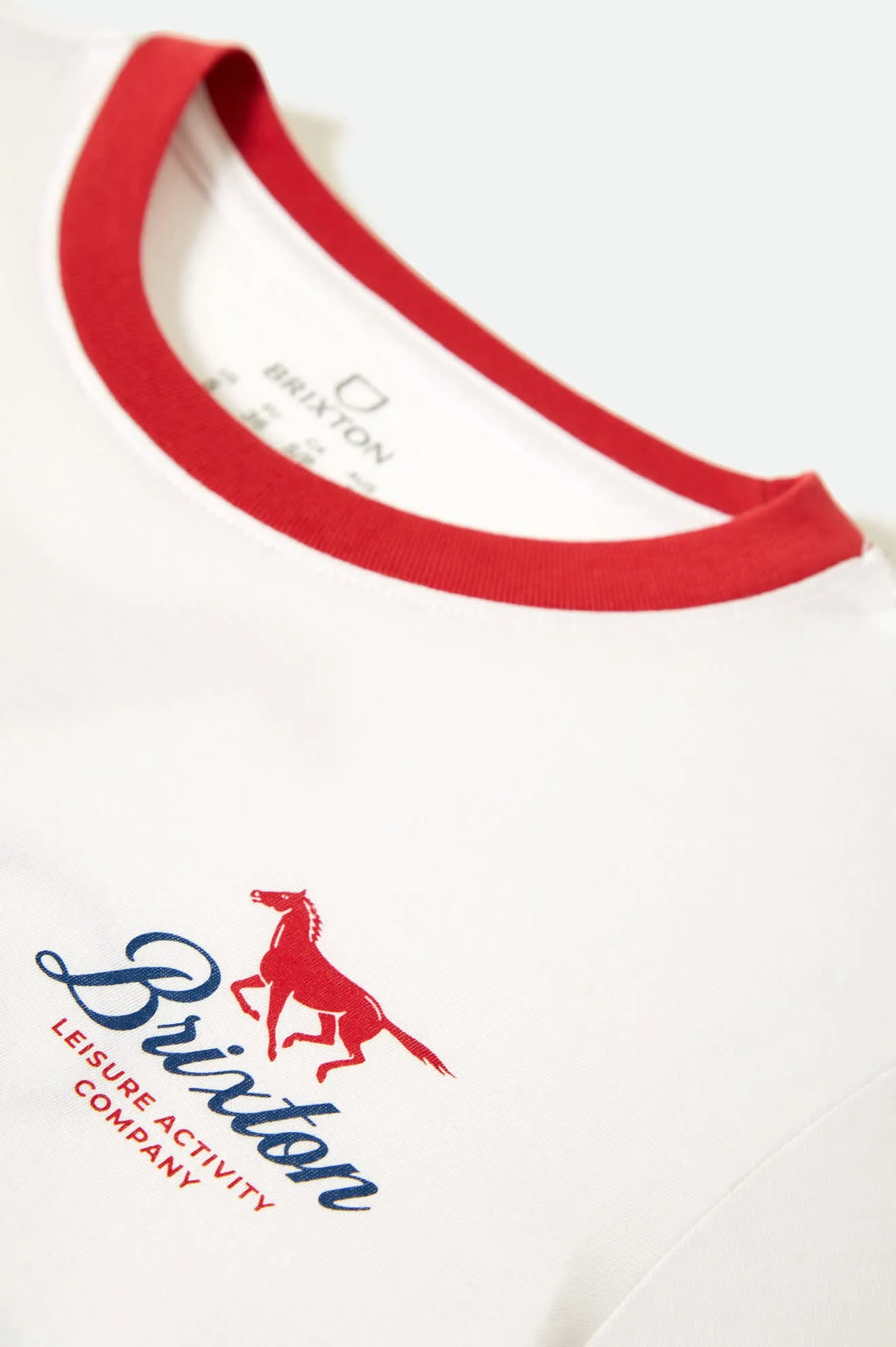Leisure Activity Fitted Crew T-Shirt - White