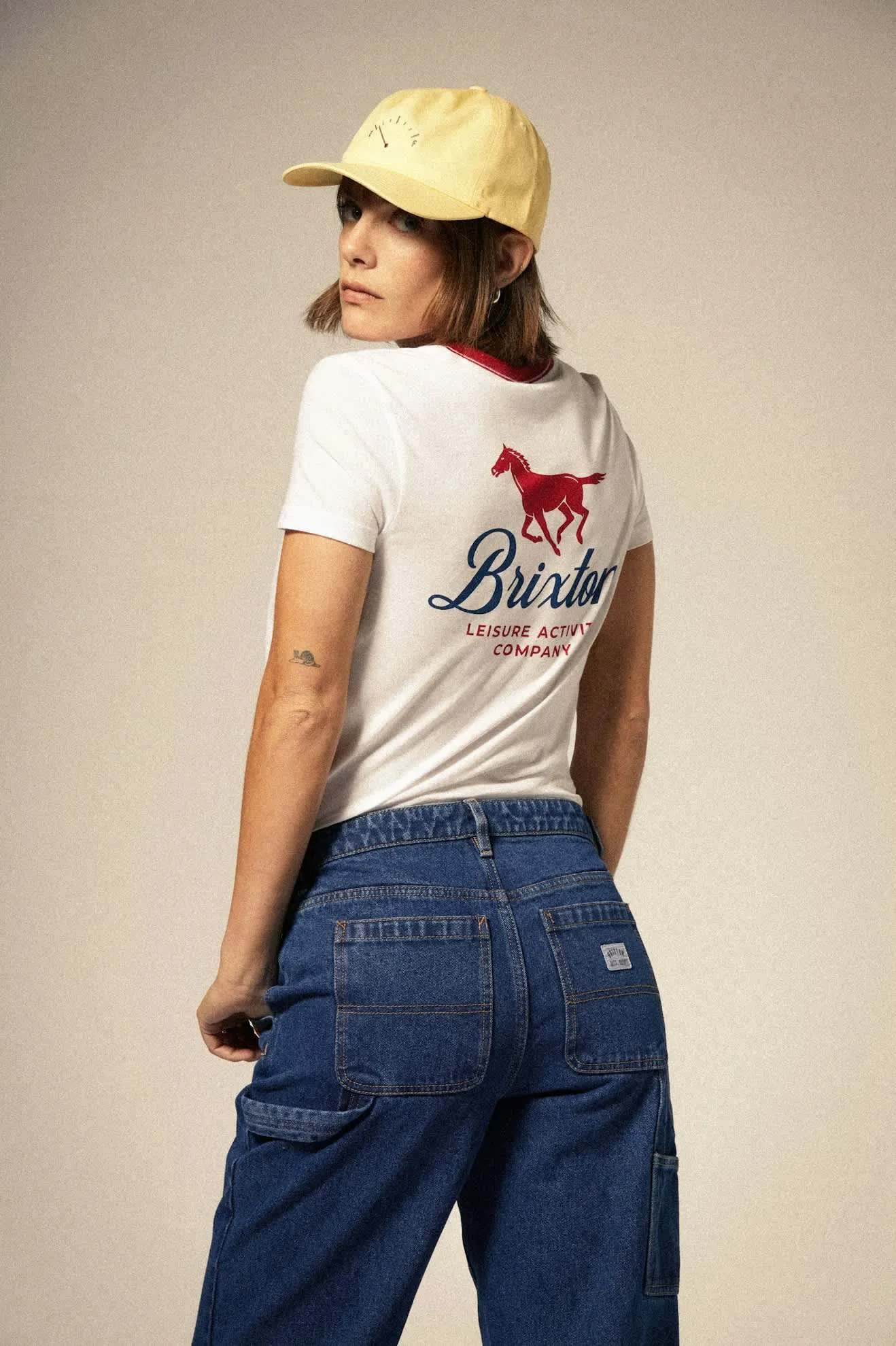 Leisure Activity Fitted Crew T-Shirt - White