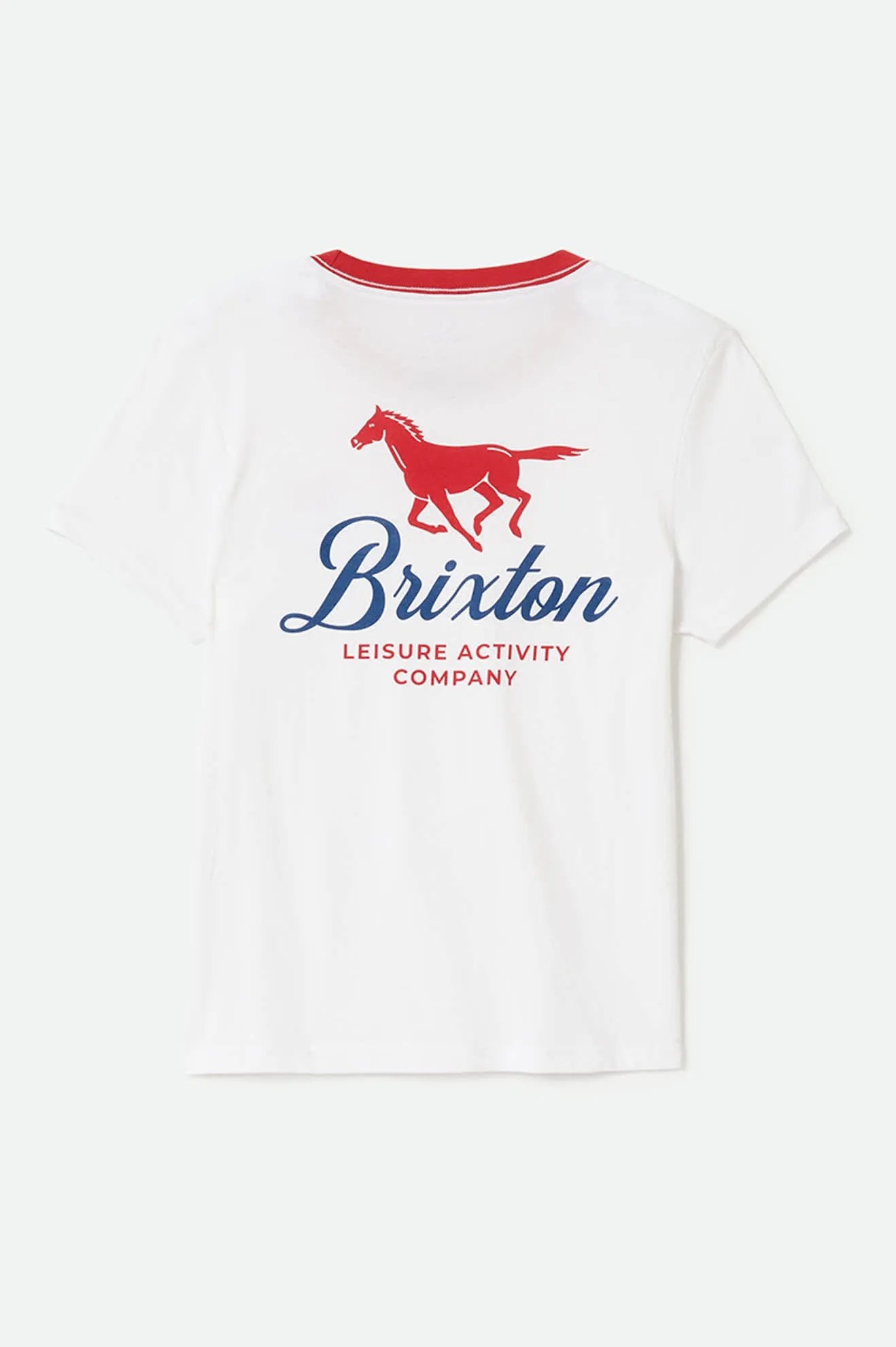 Leisure Activity Fitted Crew T-Shirt - White