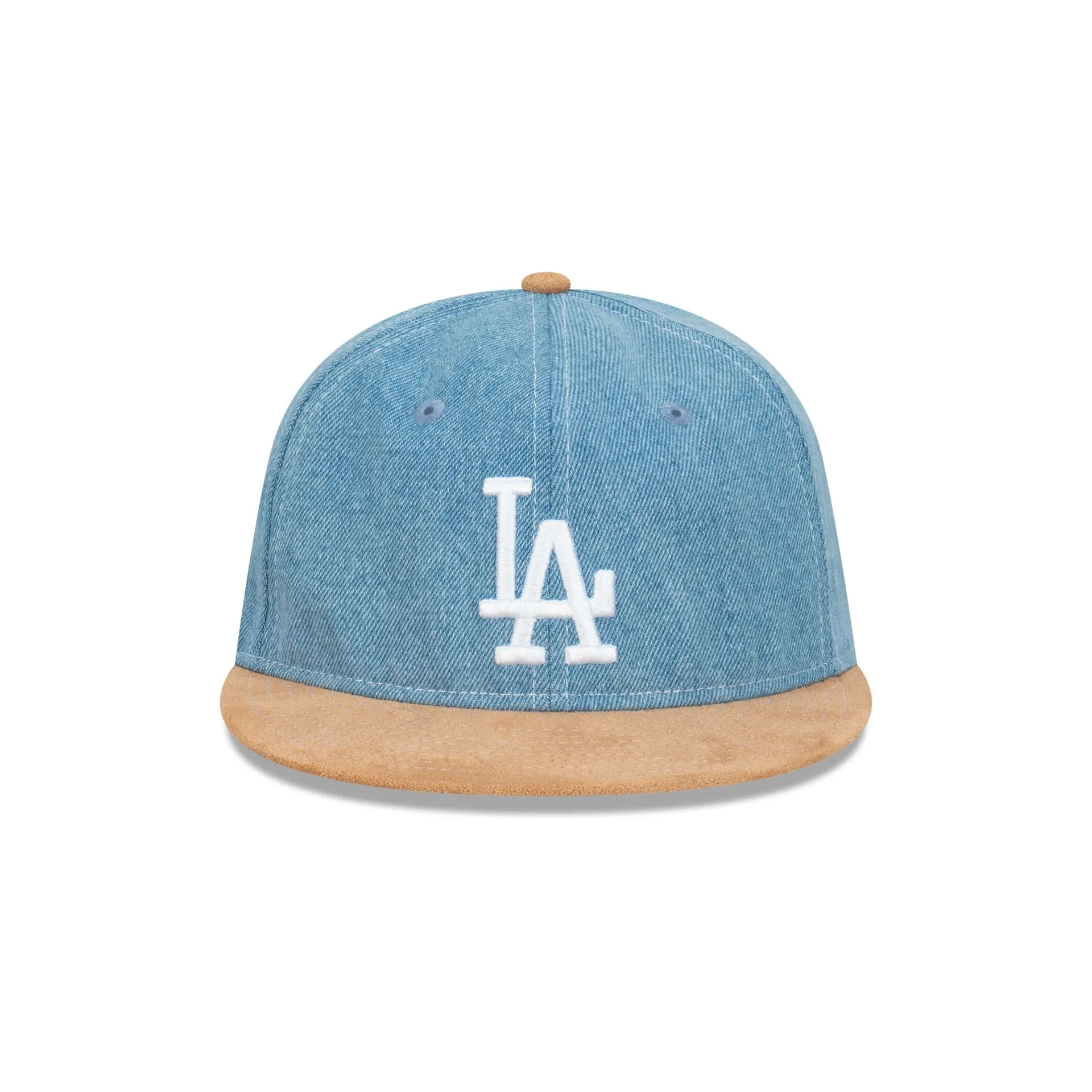 Los Angeles Dodgers Denim and Suede 9FIFTY Retro Crown Snapback