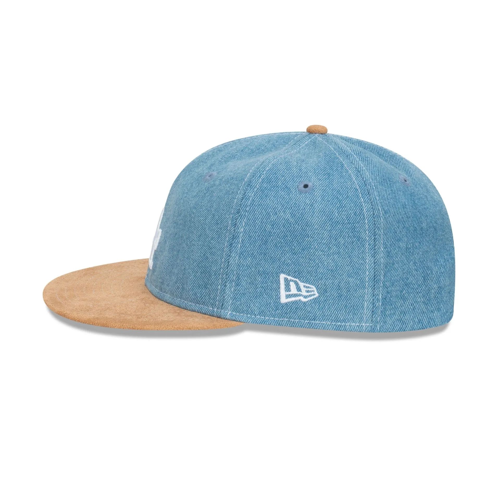 Los Angeles Dodgers Denim and Suede 9FIFTY Retro Crown Snapback