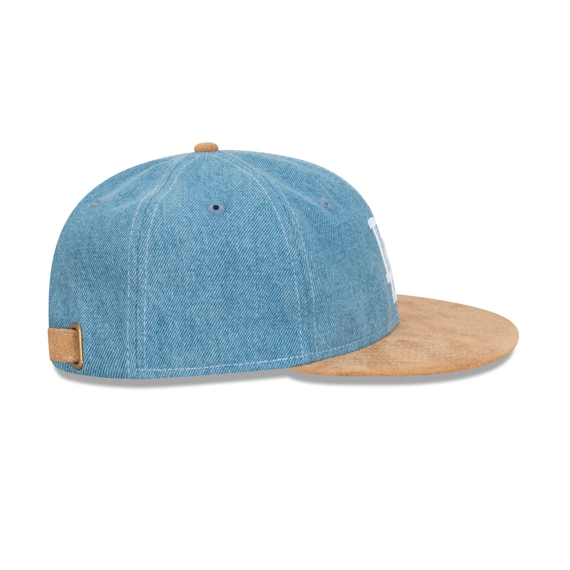 Los Angeles Dodgers Denim and Suede 9FIFTY Retro Crown Snapback