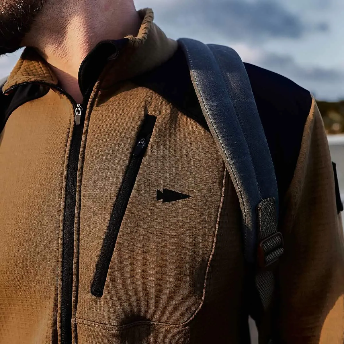 Men's Half Zip - Polartec Grid Fleece