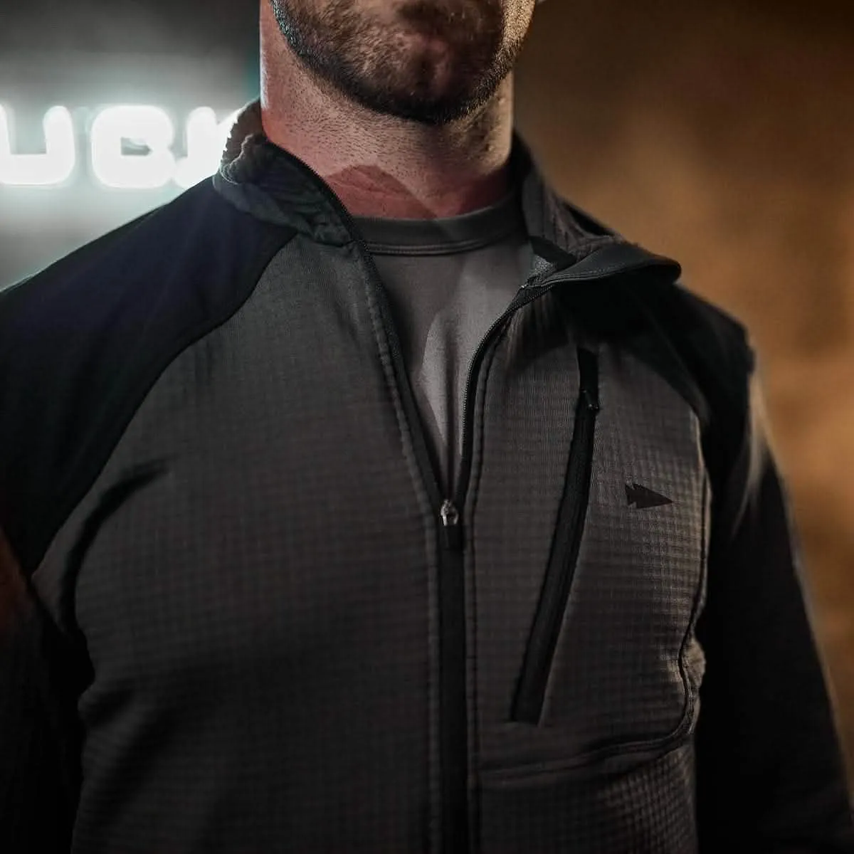 Men's Half Zip - Polartec Grid Fleece