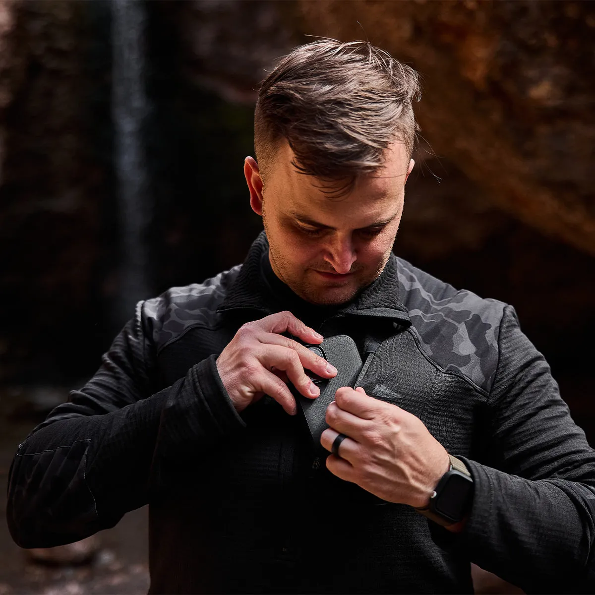 Men's Half Zip - Polartec Grid Fleece