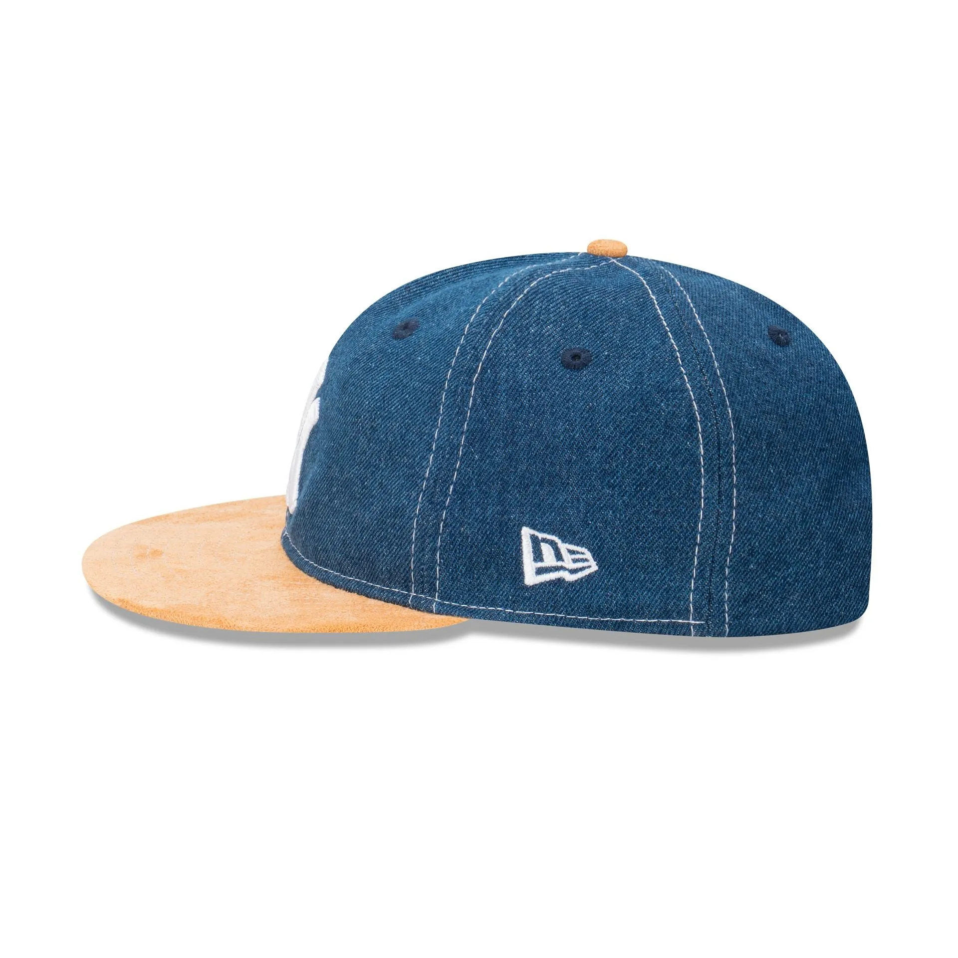 New York Yankees Denim and Suede 9FIFTY Retro Crown Snapback