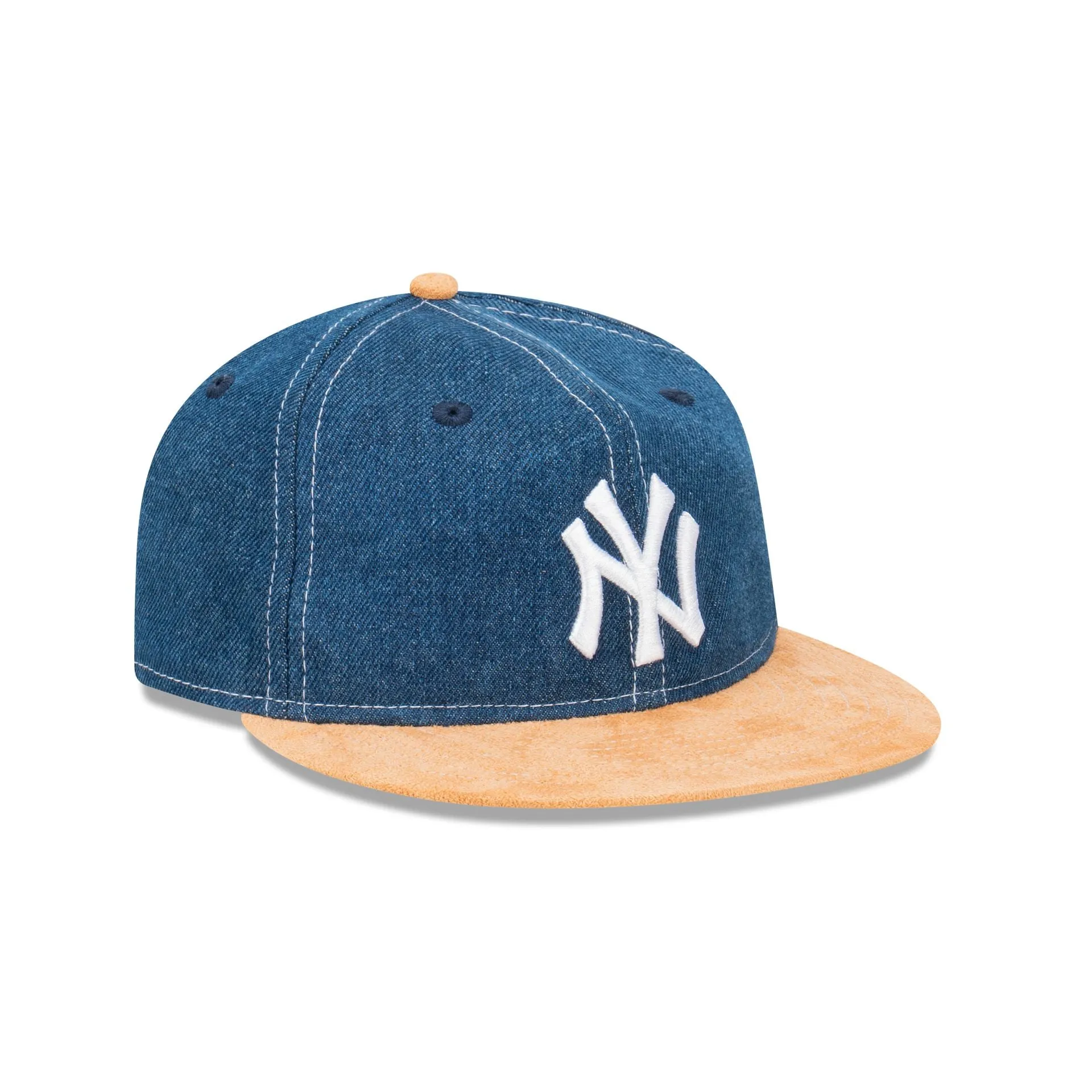 New York Yankees Denim and Suede 9FIFTY Retro Crown Snapback