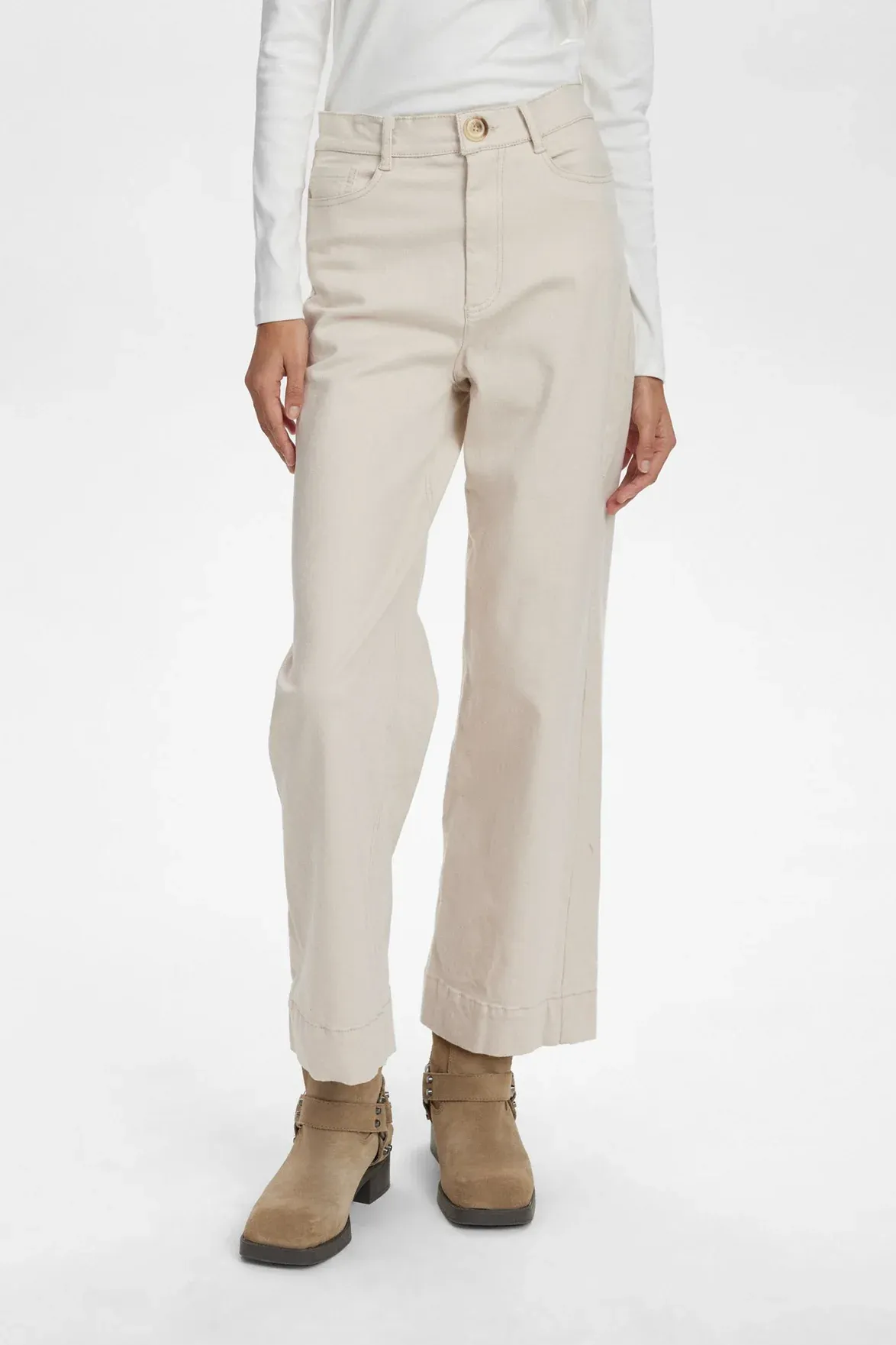 Numph Lulu Grey Morning Pants