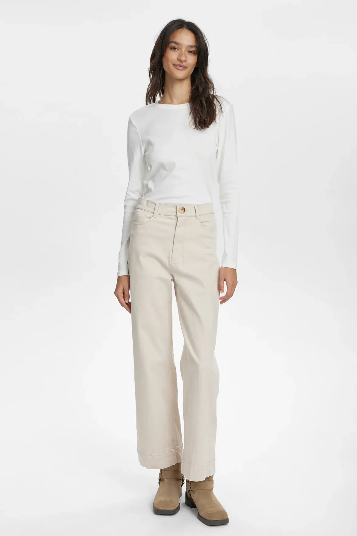 Numph Lulu Grey Morning Pants