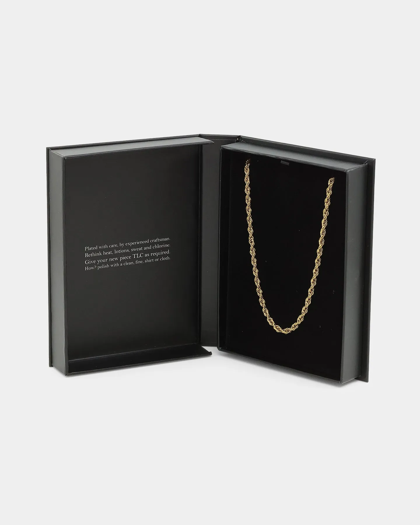 NXS 4mm Rope Chain Gold