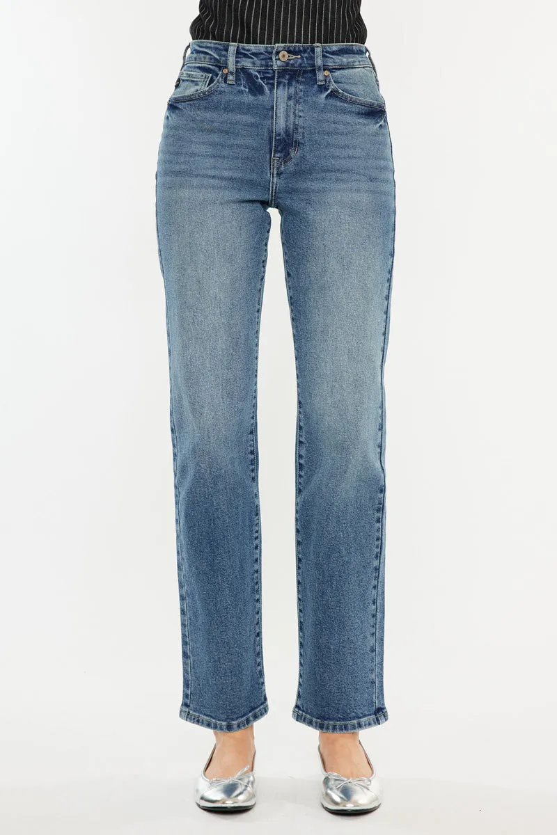 Ophelia High Rise True Straight Leg  Jeans