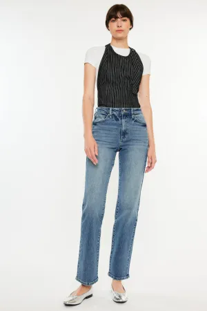 Ophelia High Rise True Straight Leg  Jeans