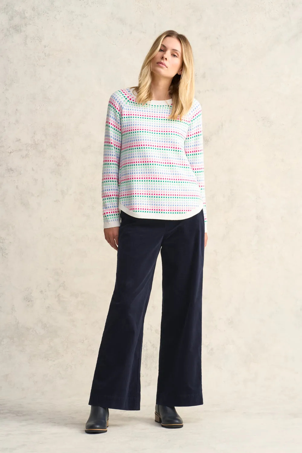 Organic Cotton Jumper - Multi Colour Dot