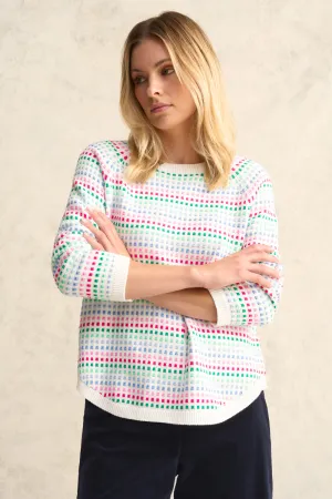 Organic Cotton Jumper - Multi Colour Dot