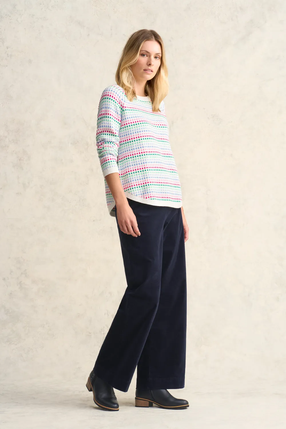 Organic Cotton Jumper - Multi Colour Dot