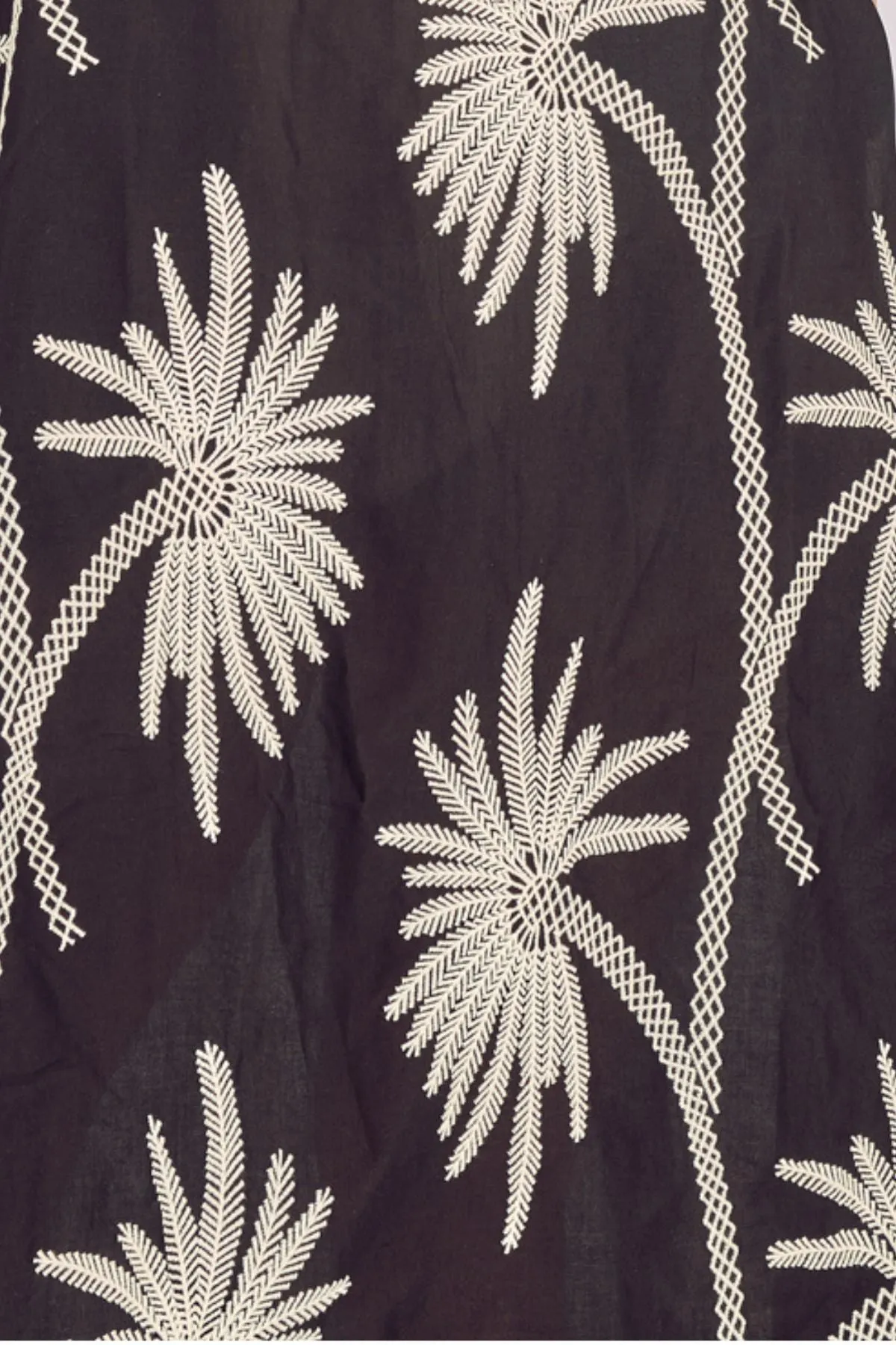 Palms of Promise Rene Dress in Black