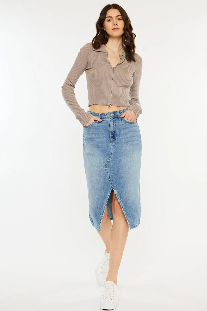 Paloma High Rise Midi Skirt