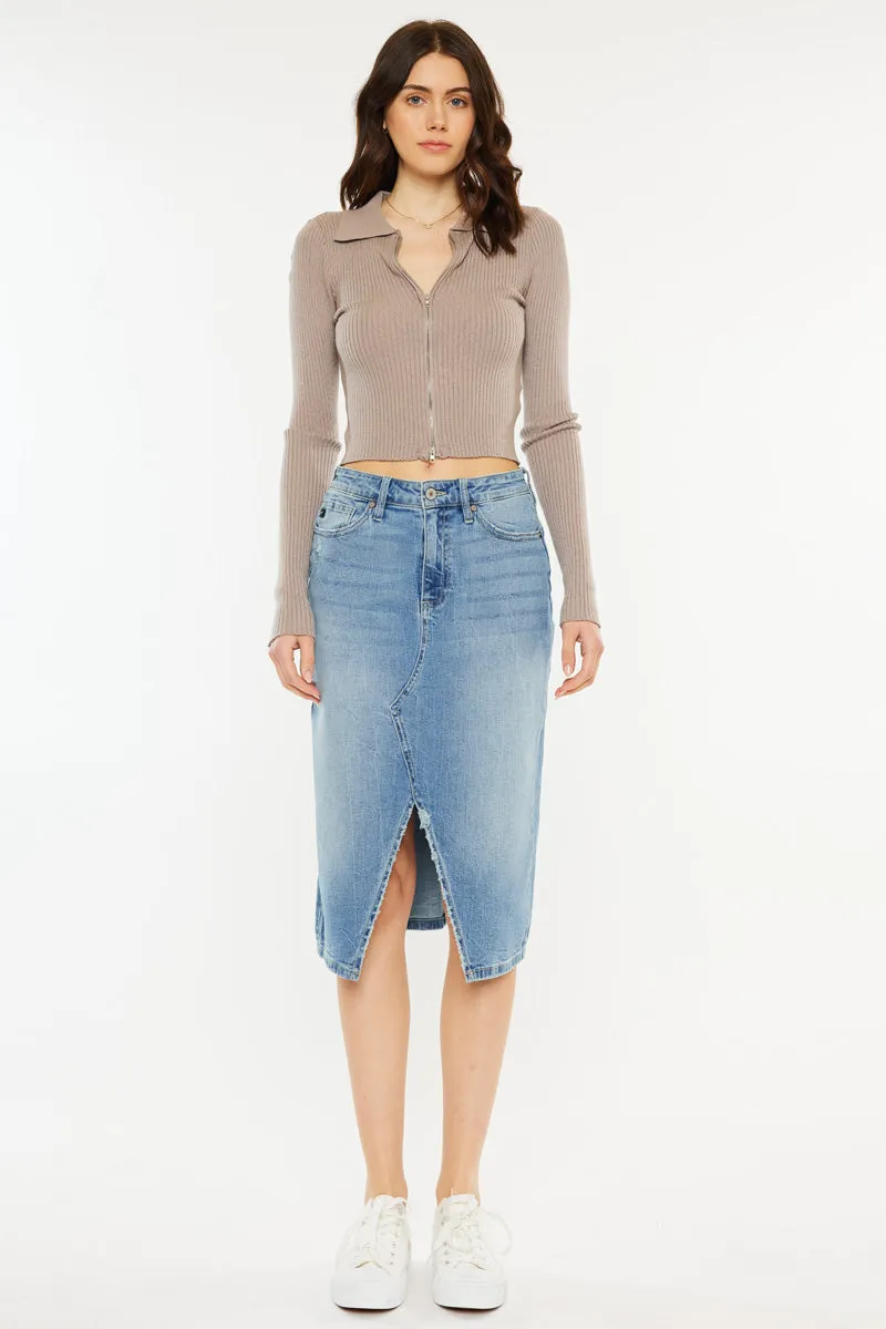 Paloma High Rise Midi Skirt