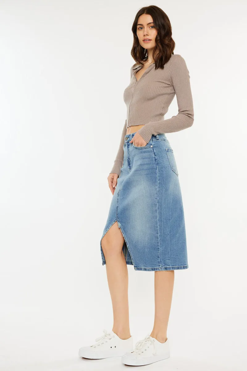 Paloma High Rise Midi Skirt