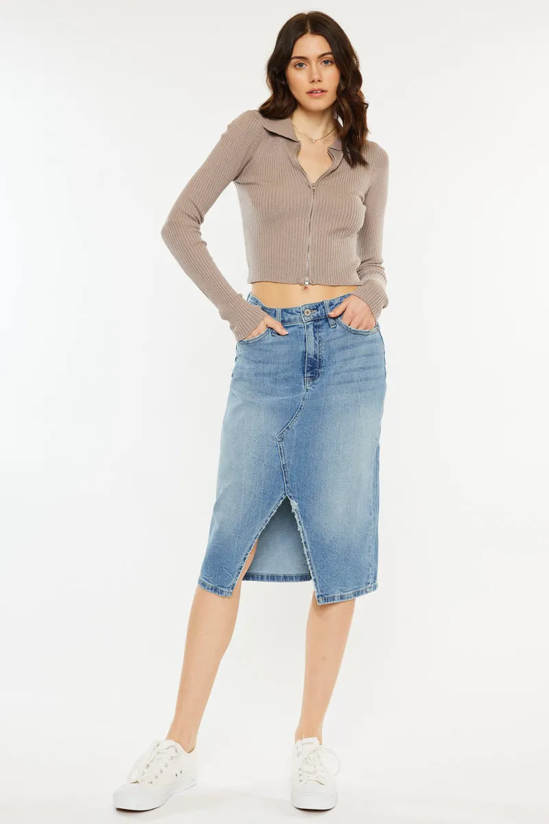 Paloma High Rise Midi Skirt