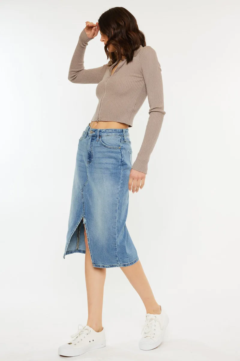Paloma High Rise Midi Skirt