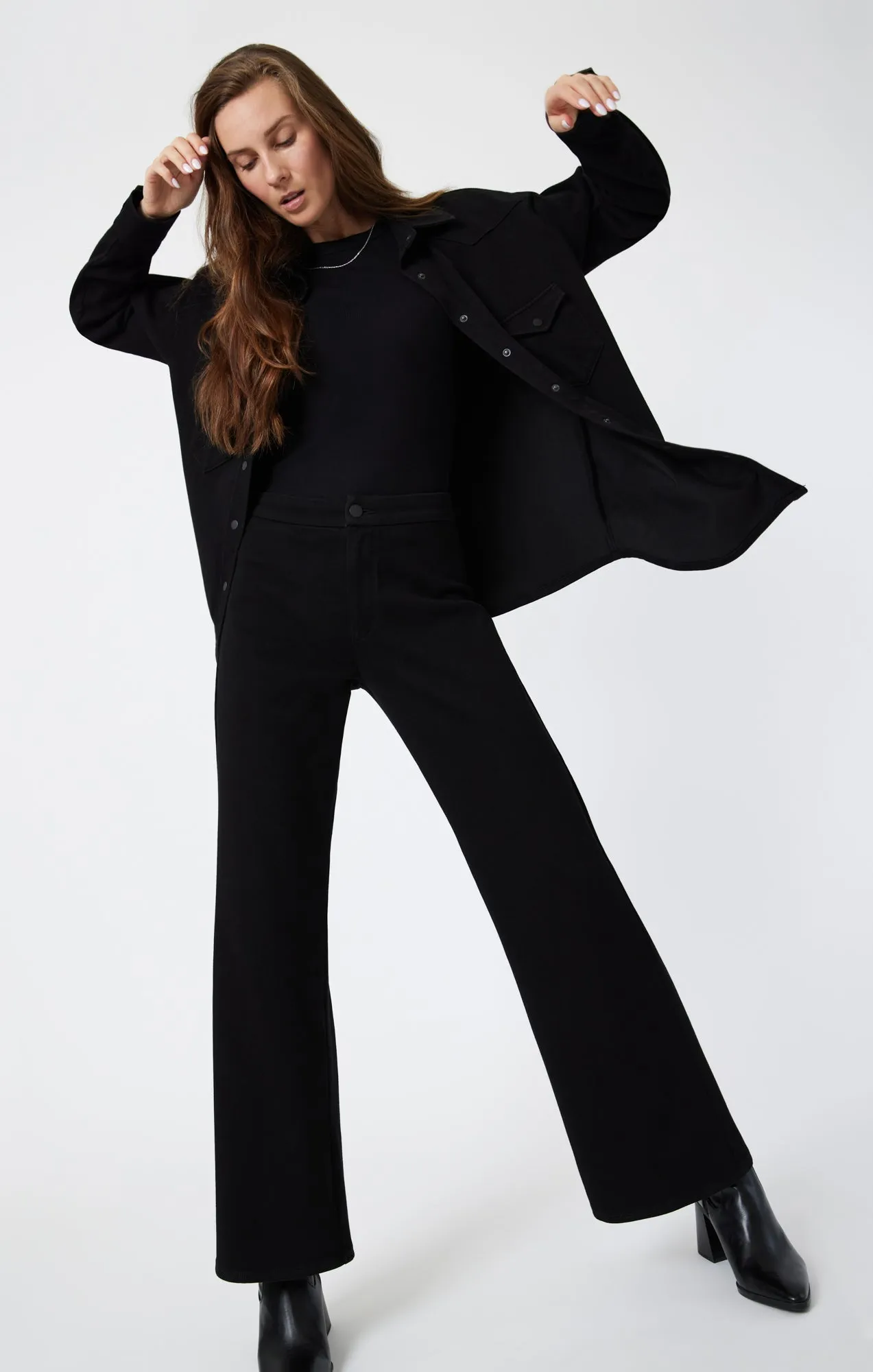 PATRICIA DENIM SHIRT IN SMOKE MOVE