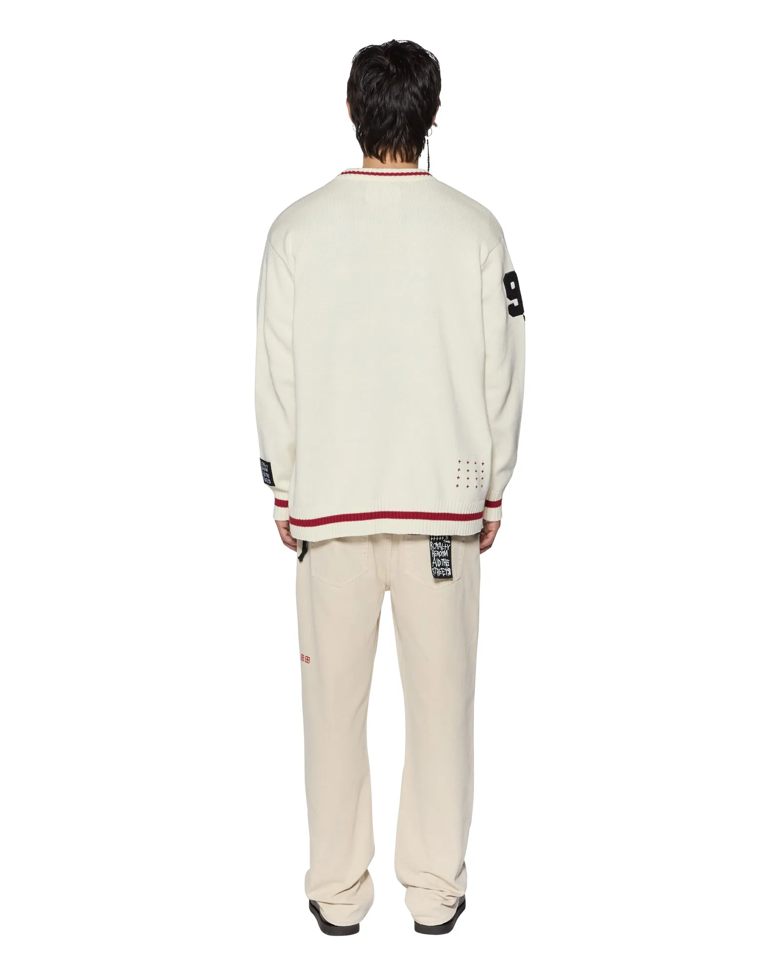 PLAYOFF CARDIGAN ECRU