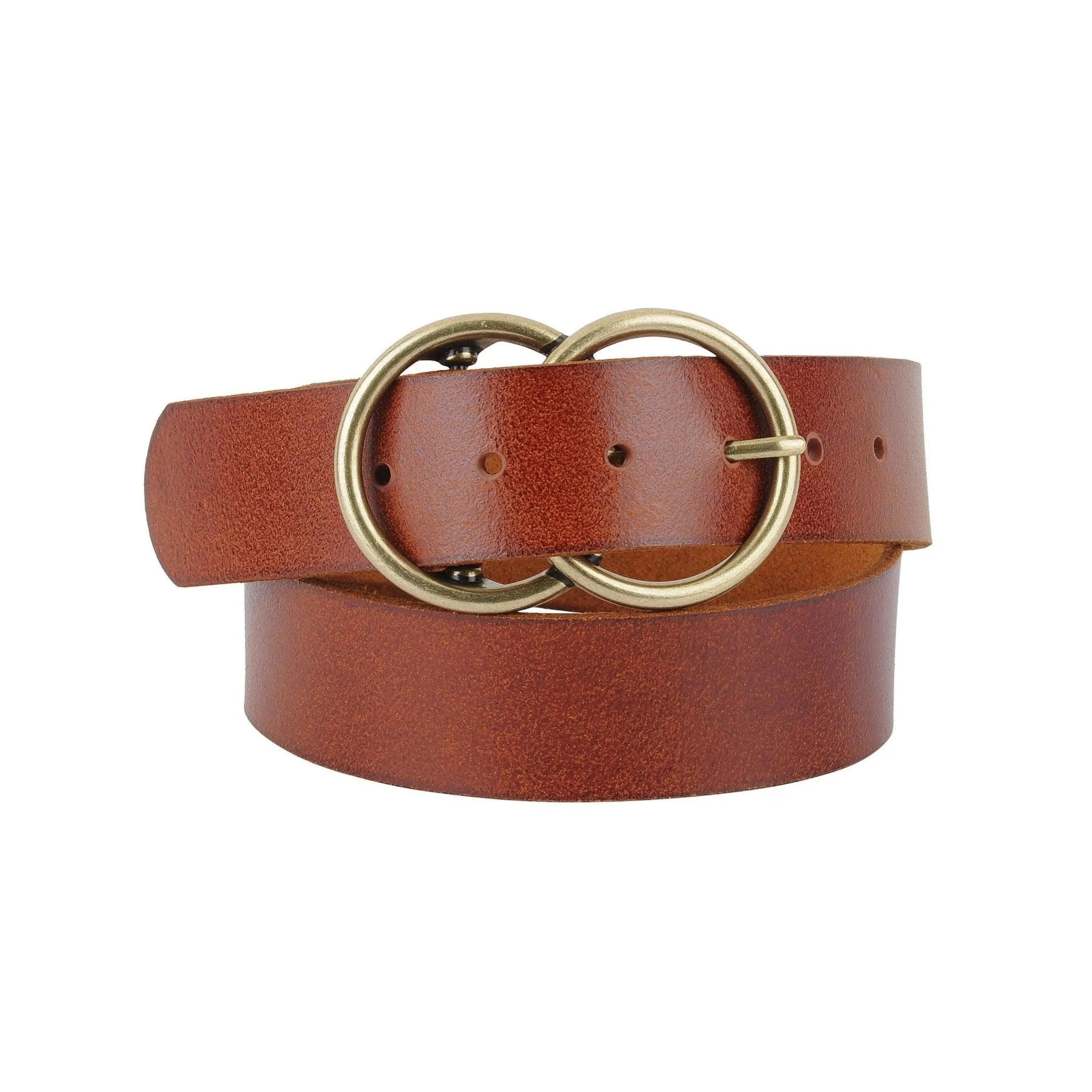 Plus Size Harmony Buckle Leather Belt