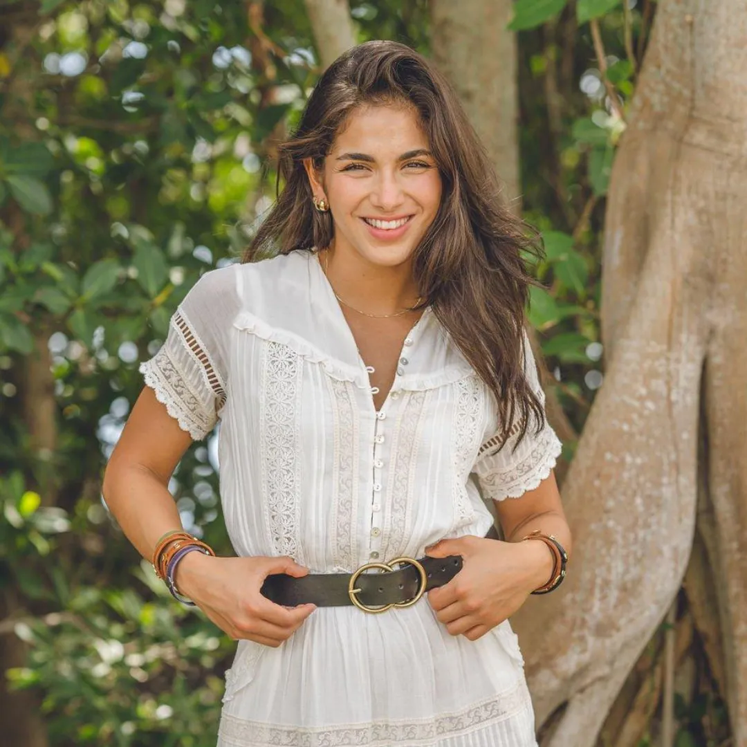 Plus Size Harmony Buckle Leather Belt