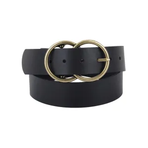 Plus Size Harmony Buckle Leather Belt