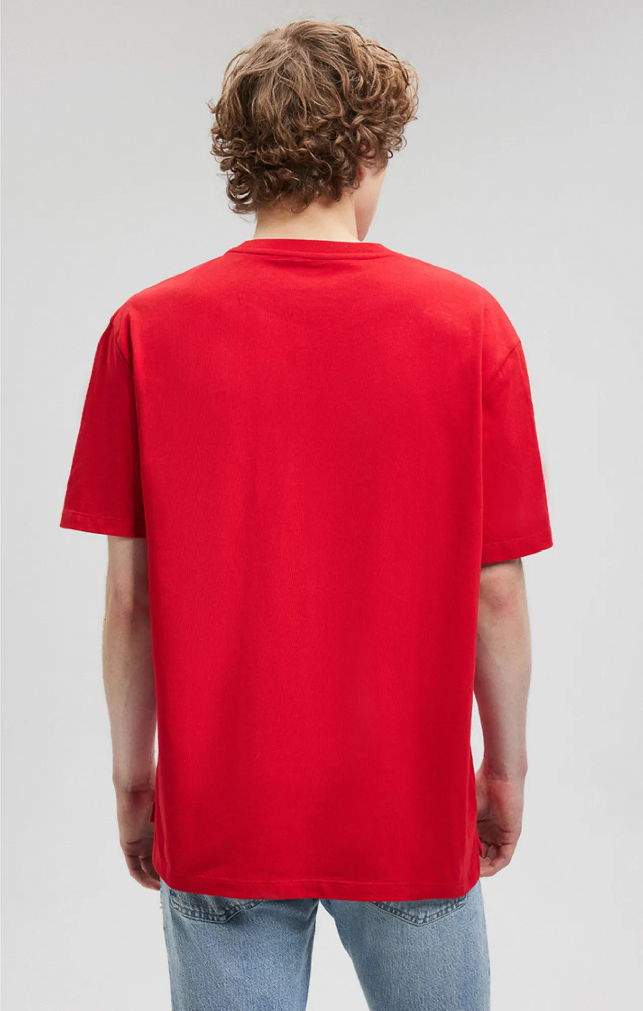 POCKET T-SHIRT IN MARS RED