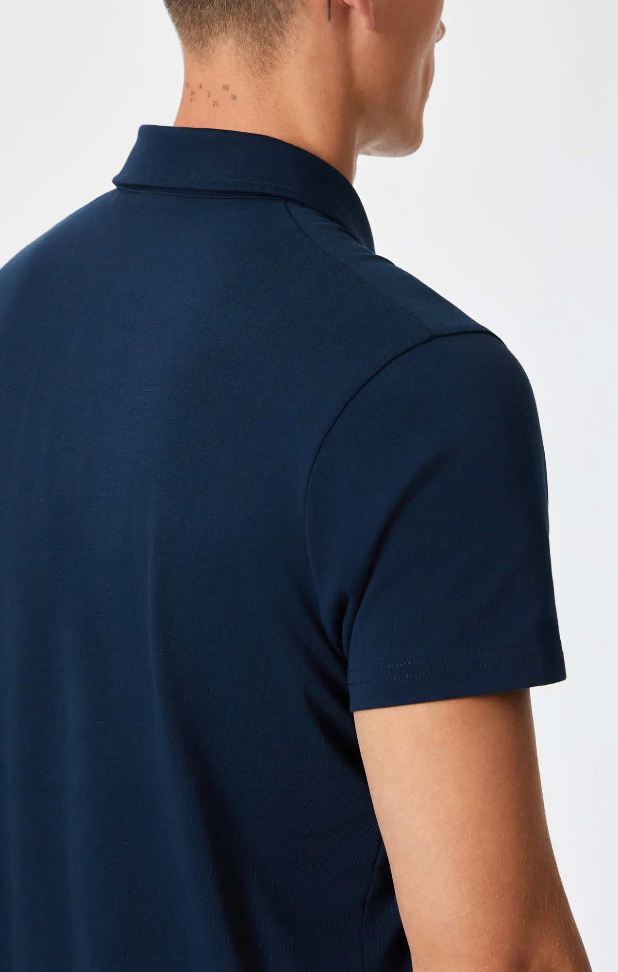 POLO SHIRT IN TOTAL ECLIPSE