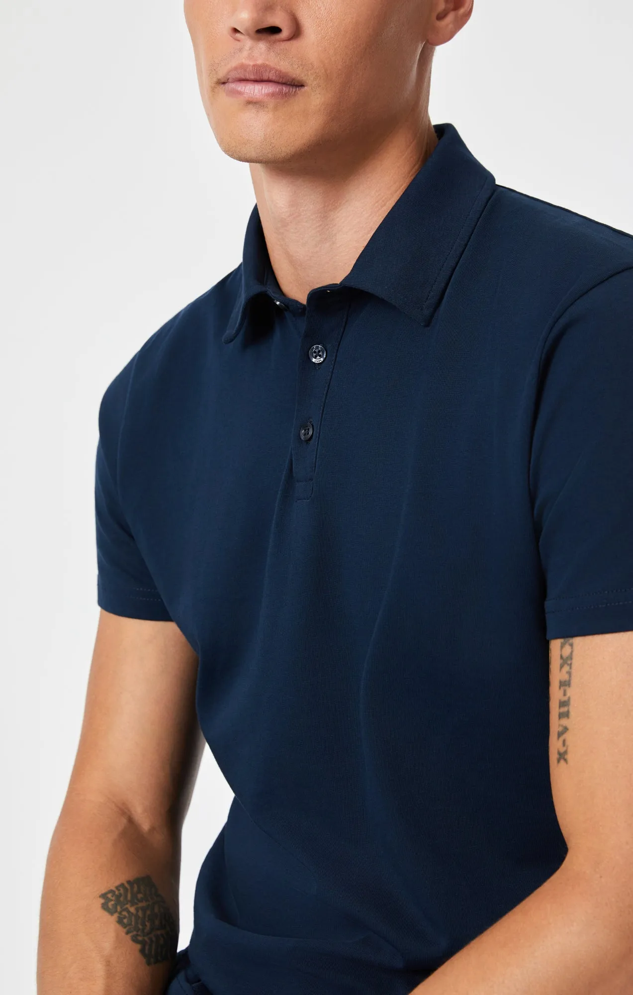 POLO SHIRT IN TOTAL ECLIPSE