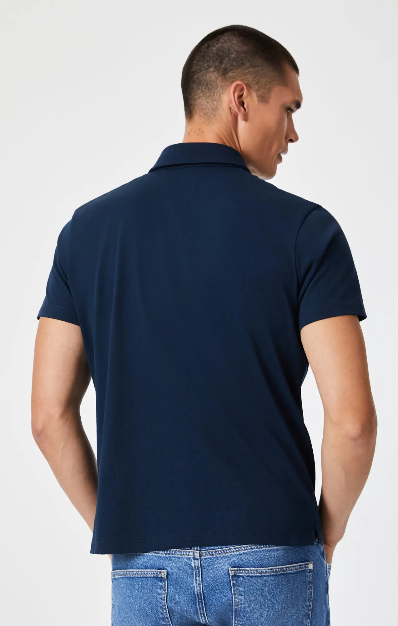 POLO SHIRT IN TOTAL ECLIPSE