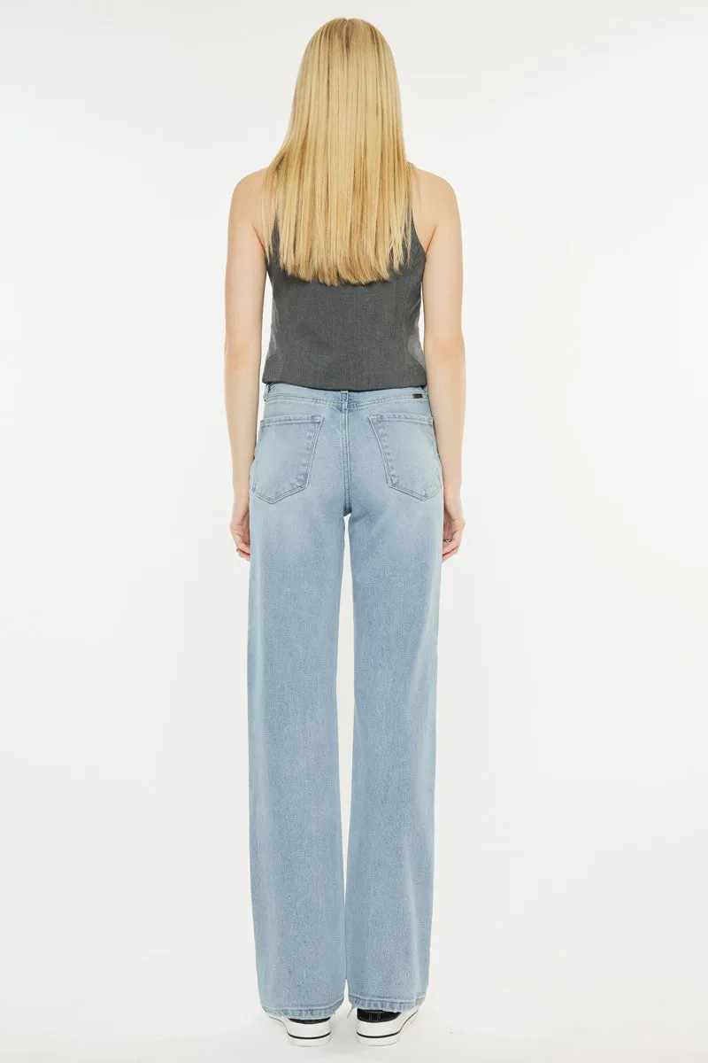 Princess High Rise True Straight Leg  Jeans