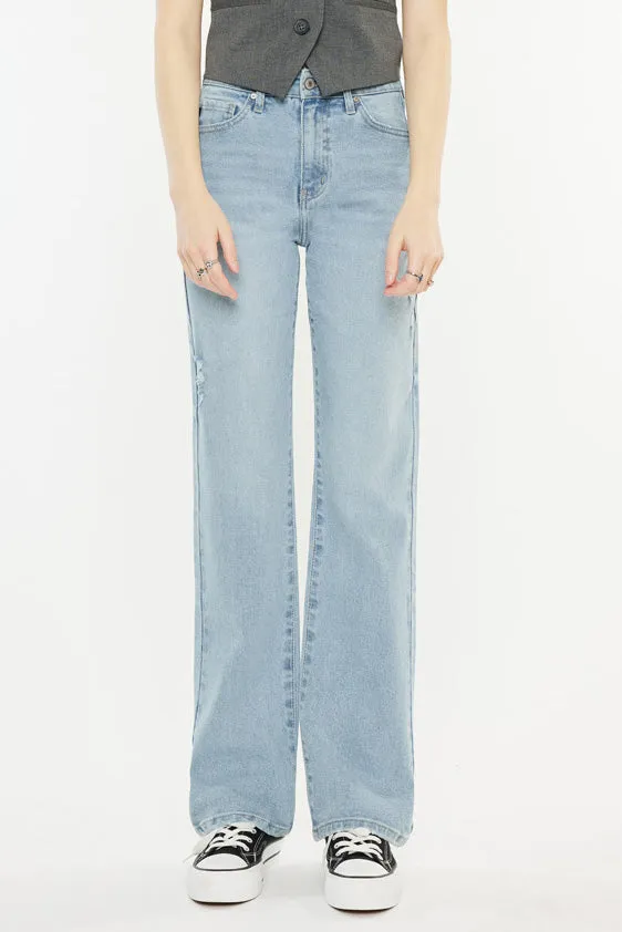 Princess High Rise True Straight Leg  Jeans