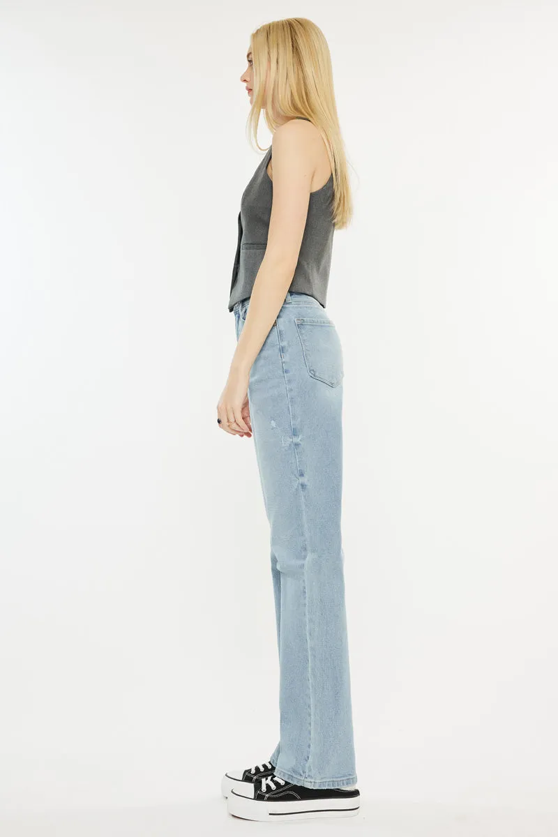 Princess High Rise True Straight Leg  Jeans