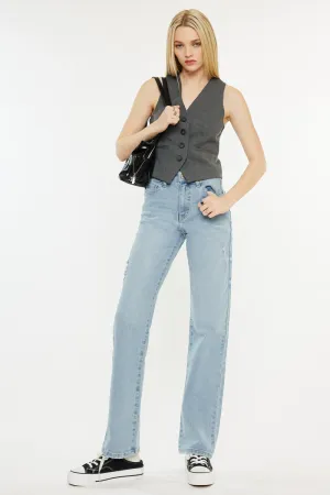 Princess High Rise True Straight Leg  Jeans