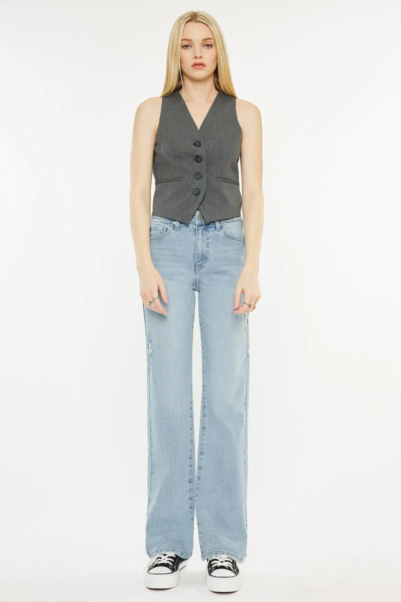 Princess High Rise True Straight Leg  Jeans
